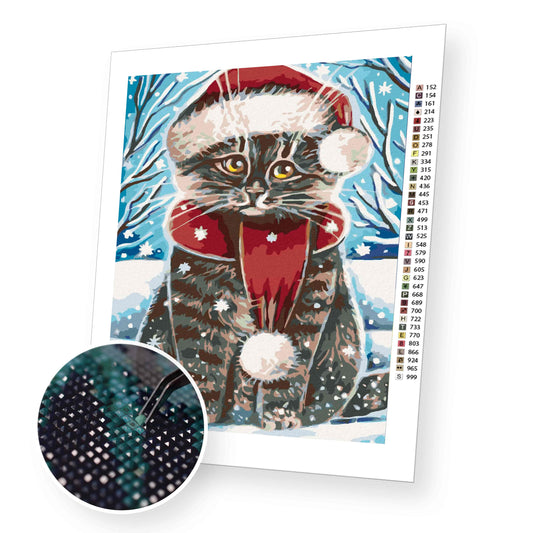 Bożonarodzeniowy Kotek