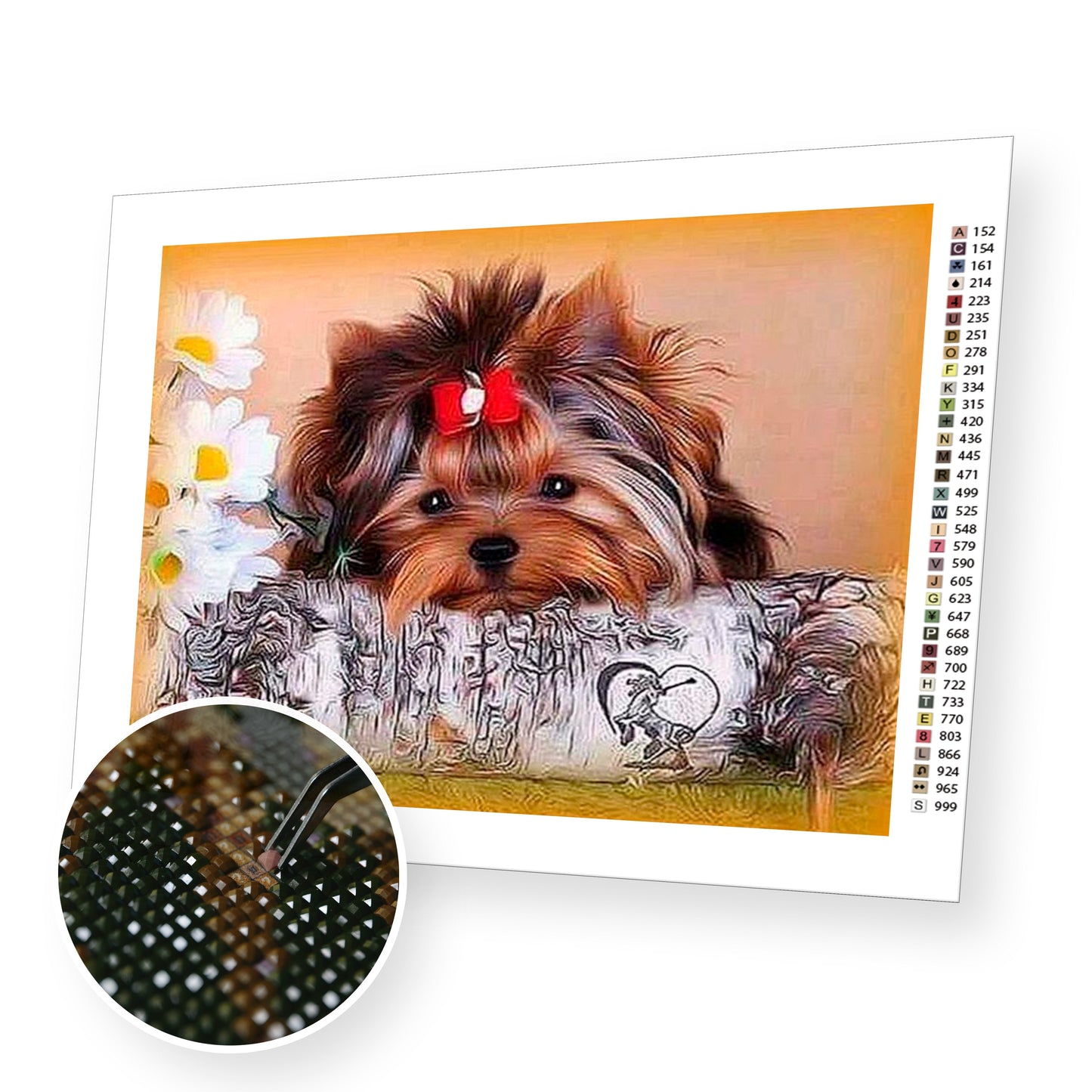 Cute Yorkshire - Diamond Painting Kit - [Diamond Painting Kit]