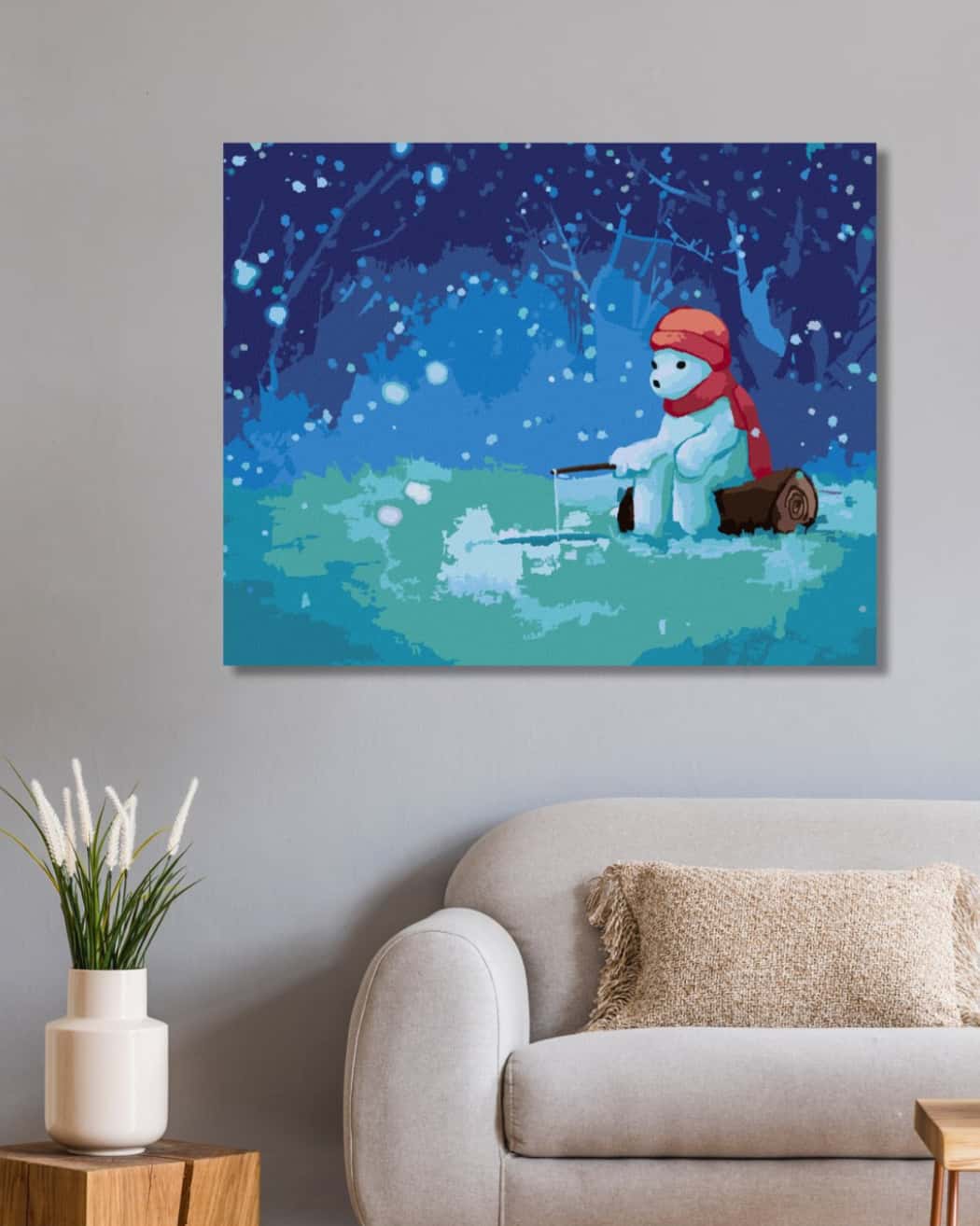 Niedźwiedź Polarny Zima na Rybach