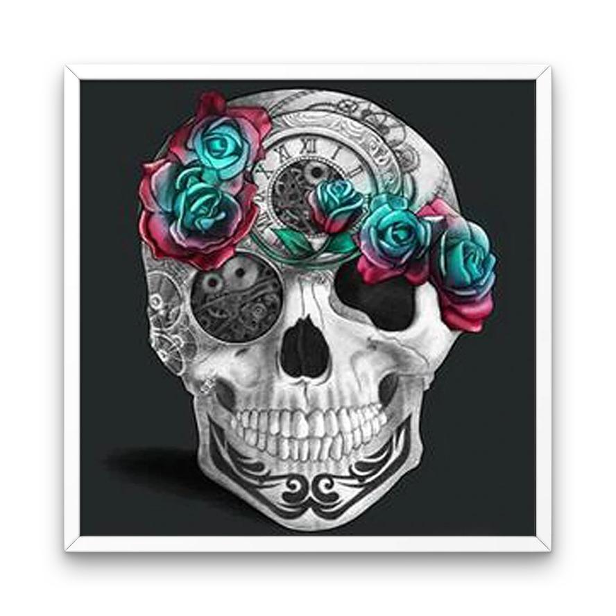 Craniu și trandafir